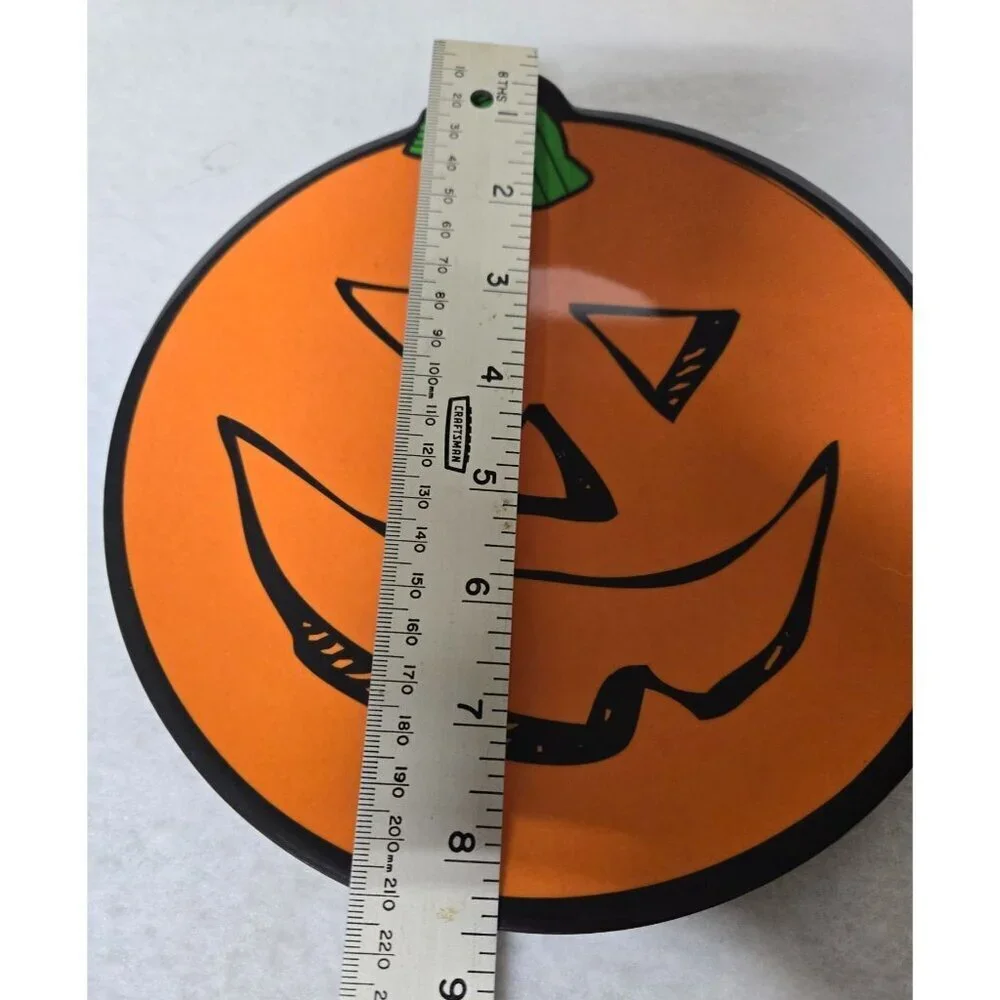 Vintage Halloween‎ Pumpkin Face Plate 8